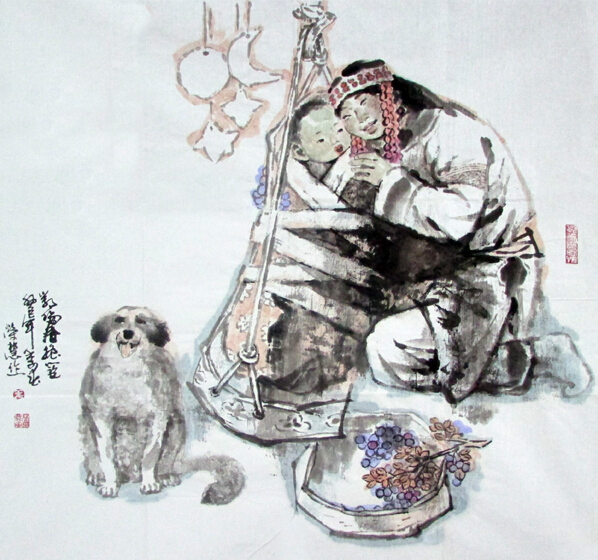 成功书画网（微）拍第二十期——姜荣慧人物画作品赏析