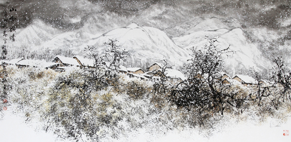 乱笔皴出山水新境界——“笔绘八荒九州山水情”画家孙奇