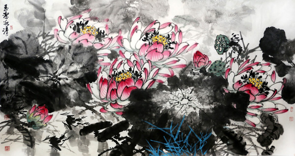 南恽笙花鸟画作再入成功书画网（微）拍第二十一期