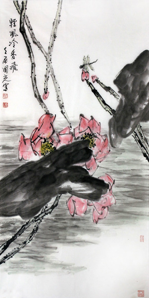 成功书画网（微）拍第二十一期——杨国光荷花作品欣赏