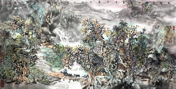 行走在海南西部——“笔绘八荒九州山水情”画家游桂光山