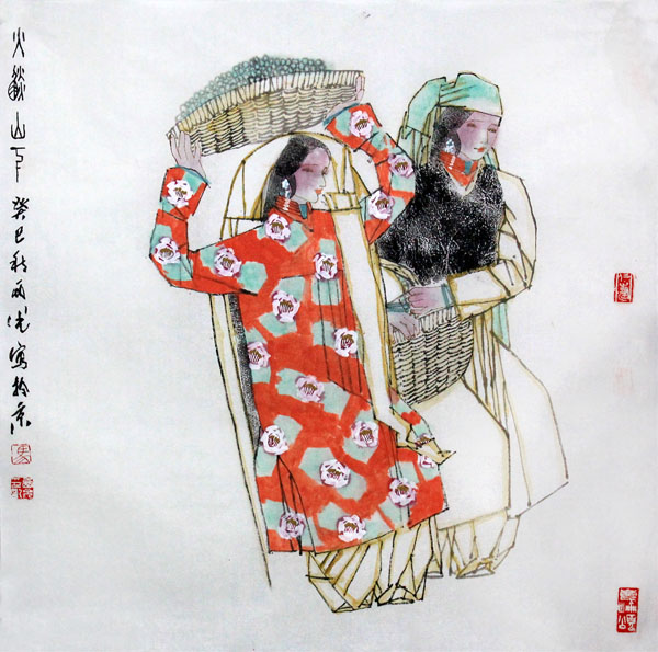 笔墨与题材共彰西部辽旷之美——对马西光人物画作审美特