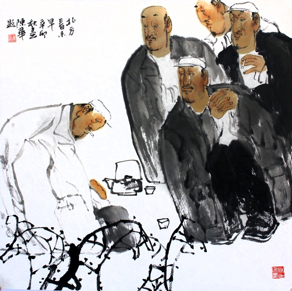 一笔一墨总关情——陈华人物作品简析