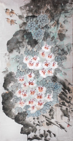 墨韵热带风情——张碧伟画作入“花鸟比兴绘时代和谐&#822