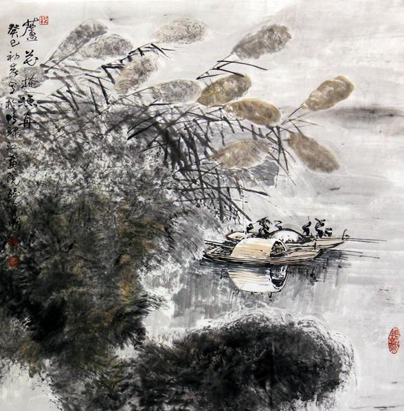 成功书画网（微）拍第二十二期——19号作品孙奇成山水欣赏