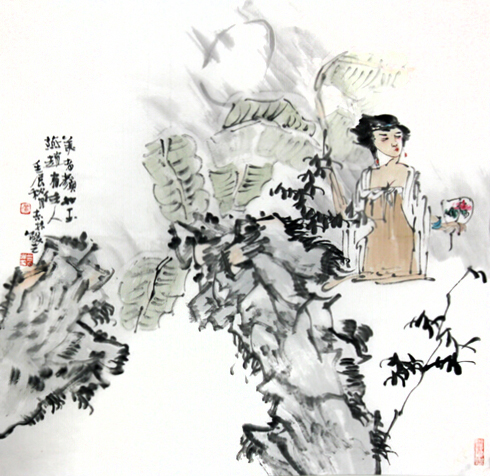 黄志林画作入拍成功书画网（微）拍第二十三期