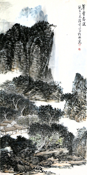 画家许澄宇最新山水作品欣赏