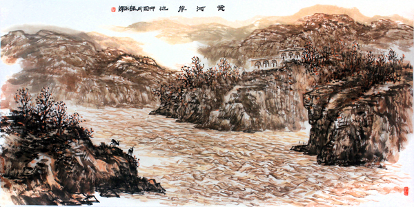 “书画三秦·当代实力书画家10人”双线联展——谢辉国画