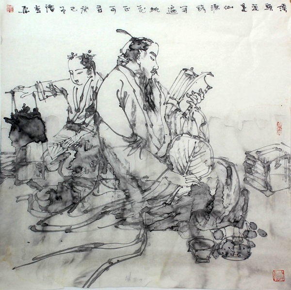 湖北大学艺术学院教授谭崇正作品入选“当代学院国画名家1
