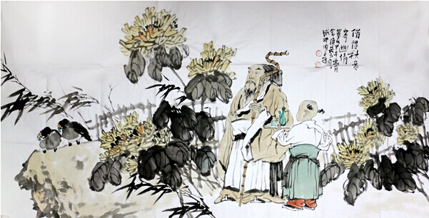 佘焕晟人物作品参拍成功书画网（微）拍第二十五期拍卖