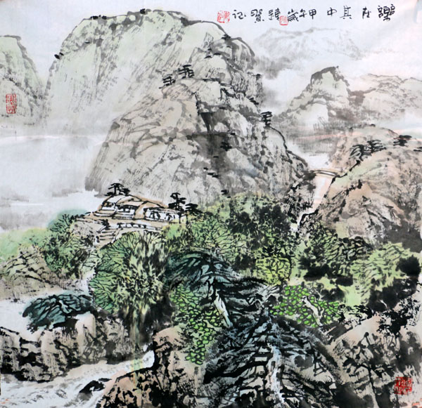 张连贵画作入选“黑土情浓&#8226;当代实力书画家8+8”双
