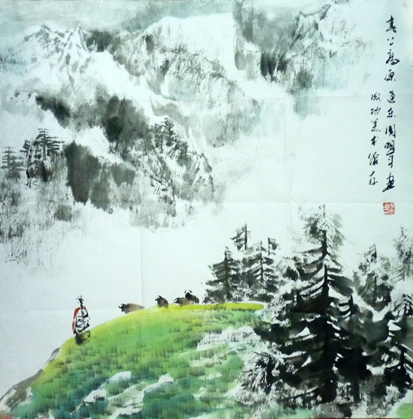 墨韵·画里画外高原情——周国军国画作品浅析