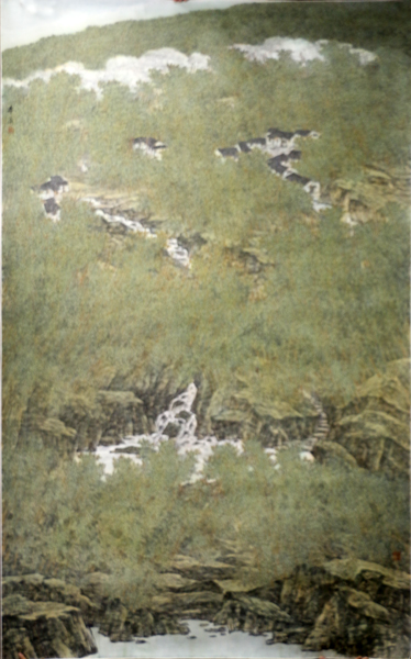 笔墨润泽通透绘家山——罗崇义山水作品欣赏