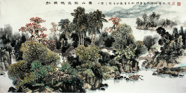 笔墨探索海岛山水样式——浅谈张华忠山水画作的现实意义