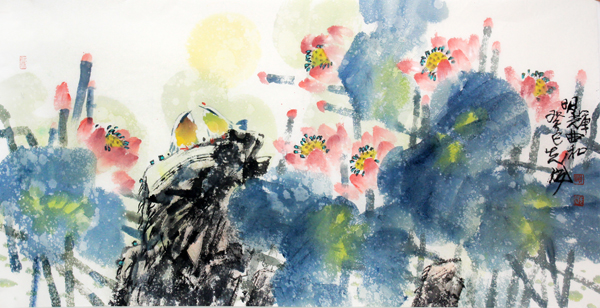 赵先闻画作入展“水墨妙趣·晋鲁两省实力画家20人双线联