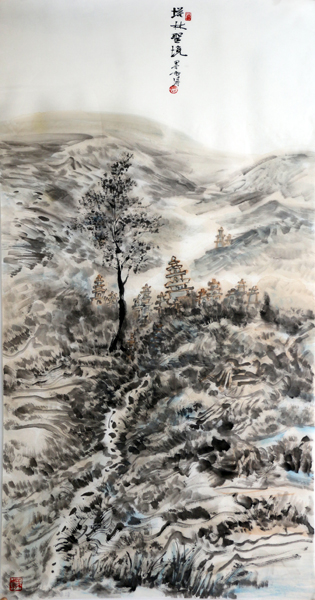 高雪涛画作入展“水墨妙趣·晋鲁两省实力画家20人双线联