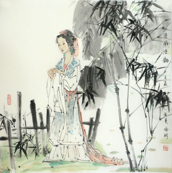 冷珍人物画入展“水墨妙趣·晋鲁两省实力画家20人双线联