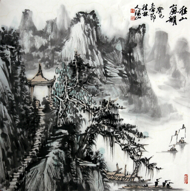 阳山山水作品入拍第三十期成功网（微）拍