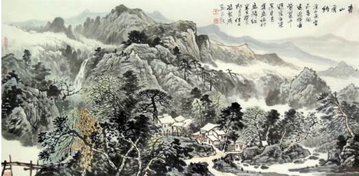 第三十期成功网（微）拍——冯聚成山水作品