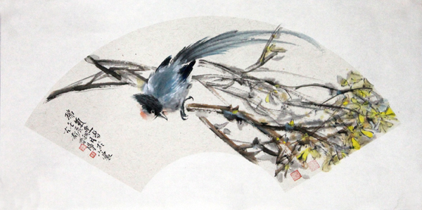 花鸟画家孙小农画作入“水墨妙趣&#8226;晋鲁两省实力画家