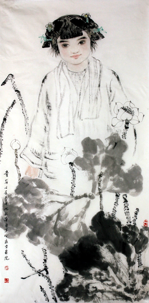 宁夏美协副主席沈利萍画作入“风韵传神&#8226;当代中青年