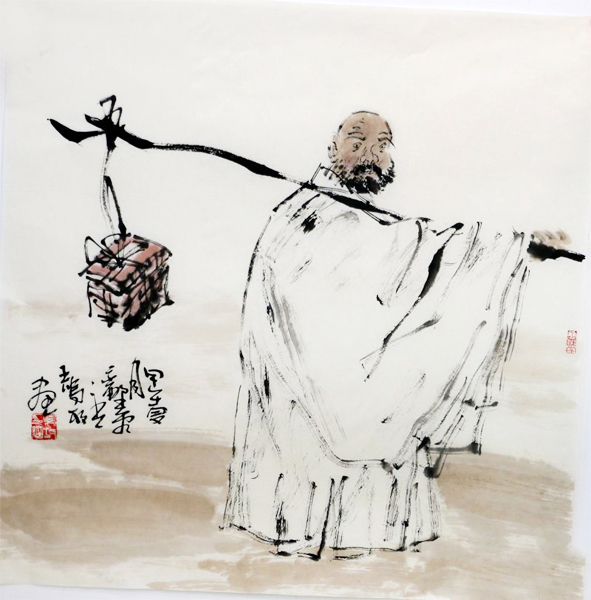 王鸣放画作入成功书画网（微）拍第三十二期