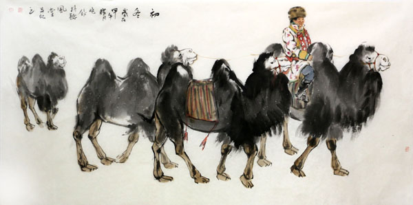 王晓银画作入展"墨潭莲实·丁酉成功美术馆馆藏陇上