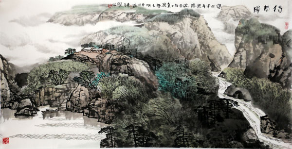 墨色染苍山——张连贵最新画作欣赏
