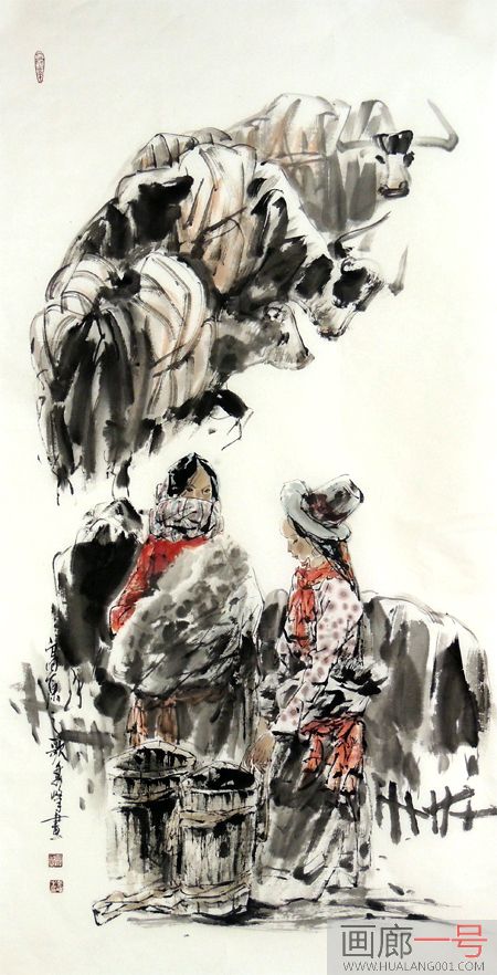 李秀峰画作入“水墨西部&#8226;当代西部风情题材馆藏国画