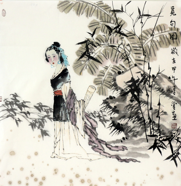 成功书画网（微）拍第三十三期——张爱惠国画人物作品