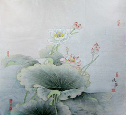 徐晓丽工笔荷作入“工写时代&#8226;馆藏工笔画当代作品双