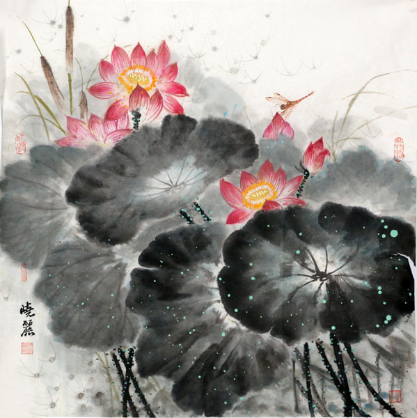 绘荷之形 达人之神——徐晓丽国画作品赏析