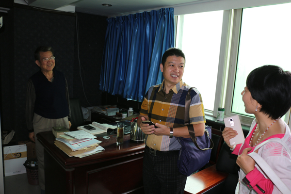 北京水城画院院长丁文民做客兰州成功美术馆