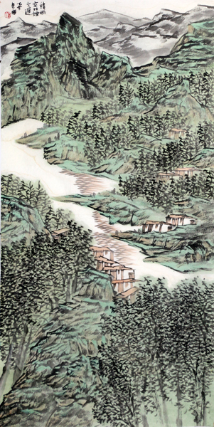 桂林画院秘书长秦晖9月最新山水作品欣赏