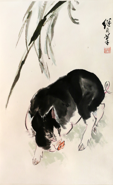 “捐赠书画藏品特展”刘继卣先生画作《豚》赏析