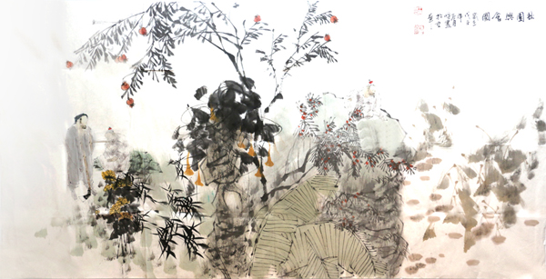 陆震华捐赠书画藏品o2o特展——王明明人物佳作赏析