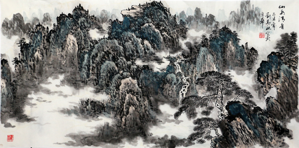 画家刘万秋山水作品欣赏