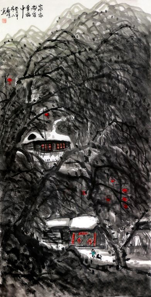 成功书画网（微）拍第三十六期拍卖——杨殿生山水作品