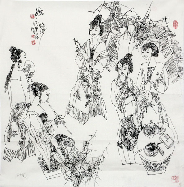 马自强画作入展“大哉笔墨·馆藏名家画作双线专题联展”