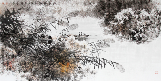 孙奇成画作入展“大哉笔墨·馆藏名家画作双线专题联展”