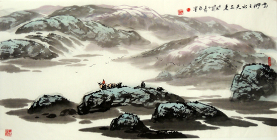 白墨画作入展“大哉笔墨·馆藏名家画作双线专题联展”