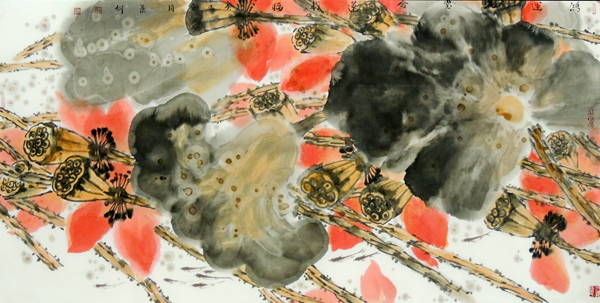 肖剑画作入成功美术馆2015第三季度最受欢迎馆藏花鸟作品