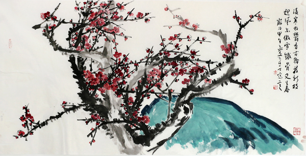 乔亚丁画作入成功美术馆2015第三季度最受欢迎馆藏花鸟作