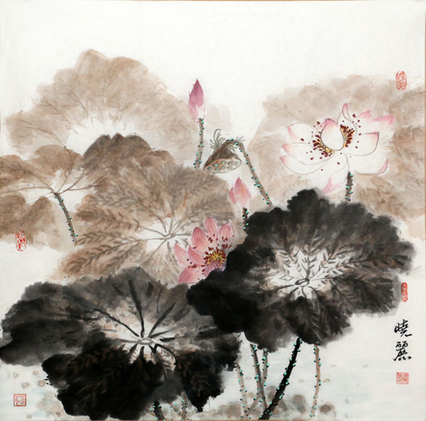 徐晓丽画作入成功美术馆2015第三季度最受欢迎馆藏花鸟作