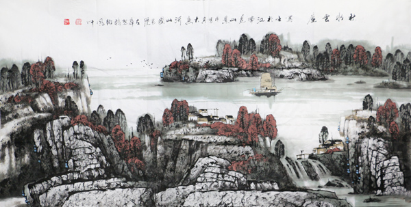 郝立辛新作将在《当代书画家》刊登