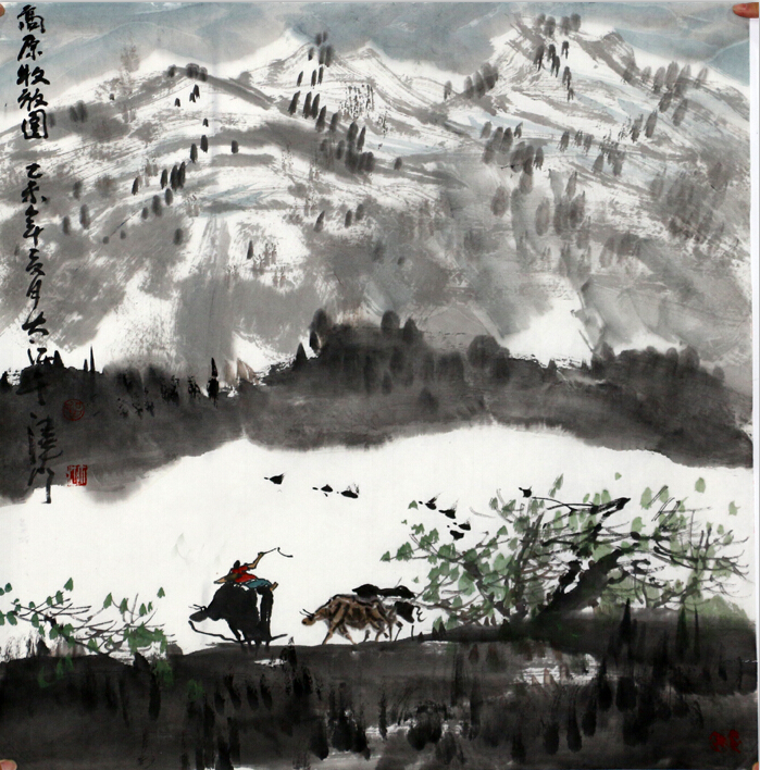吕大江山水作品参拍成功书画网（微）拍第四十期拍卖