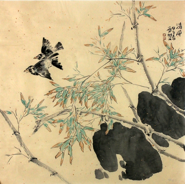 赵华双花鸟画参拍成功书画网（微）拍第四十二期拍卖