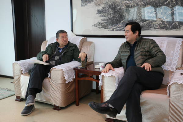 中国国画艺术研究院常务副院长马兴瑞做客成功美术馆