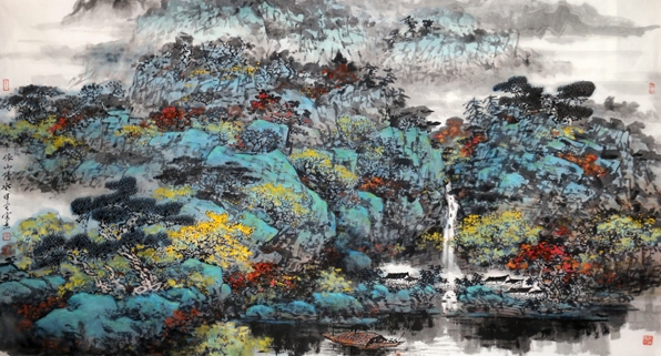 南恽笙画作入成功书画网（微）拍第四十四期拍卖