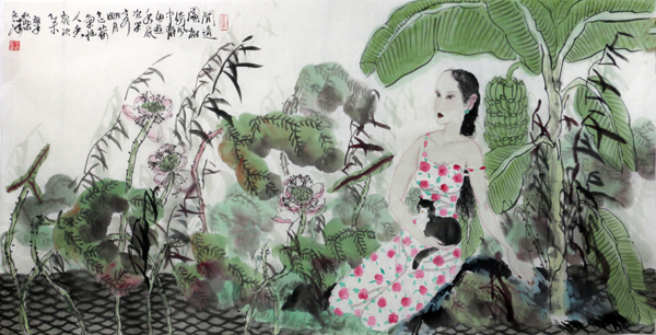 画家柴京津获选甘肃成功书画艺术研究院2015年度最受欢迎